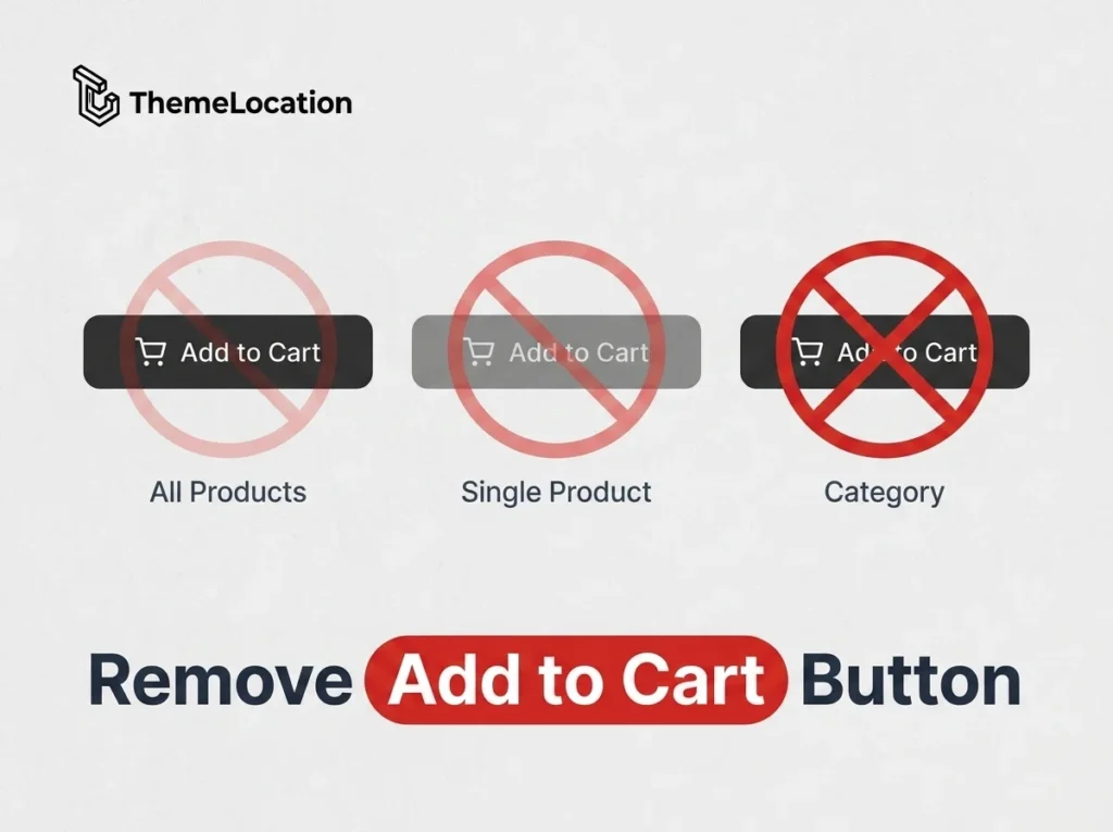 Remove Add to Cart WooCommerce