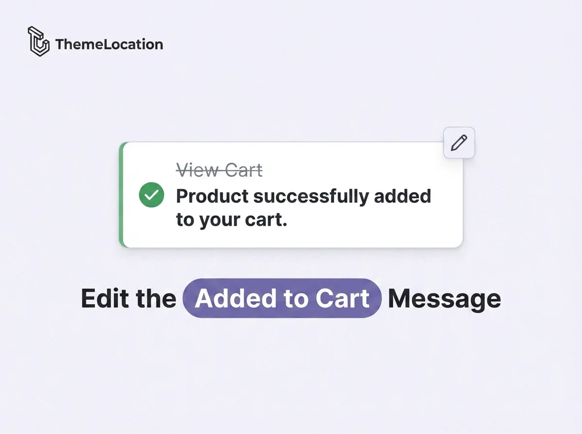WooCommerce Cart Message
