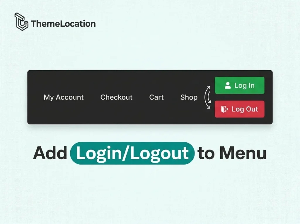 WooCommerce Login Logout Menu