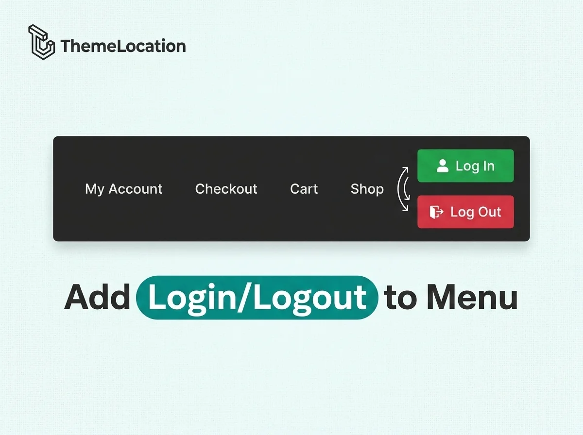 WooCommerce Login Logout Menu