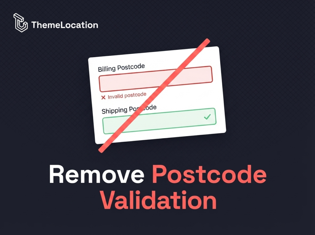 WooCommerce Postcode Validation