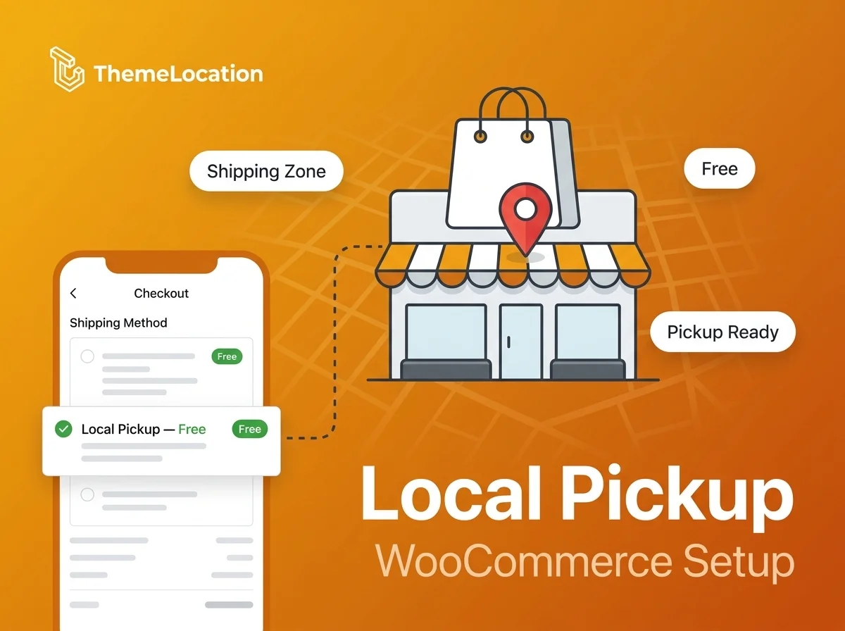 WooCommerce local pickup setup