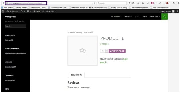 WooCommerce product URL without SKU