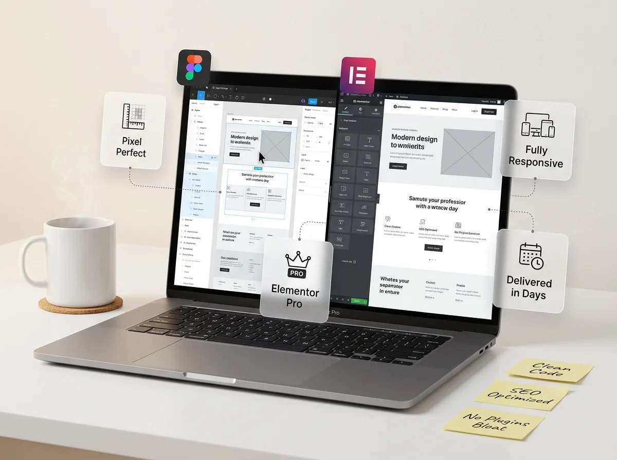 convert Figma to Elementor