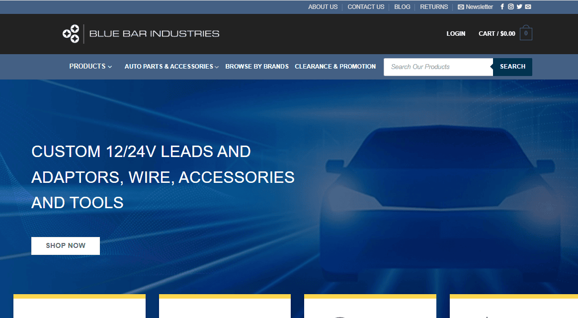 Blue Bar Industries WooCommerce project